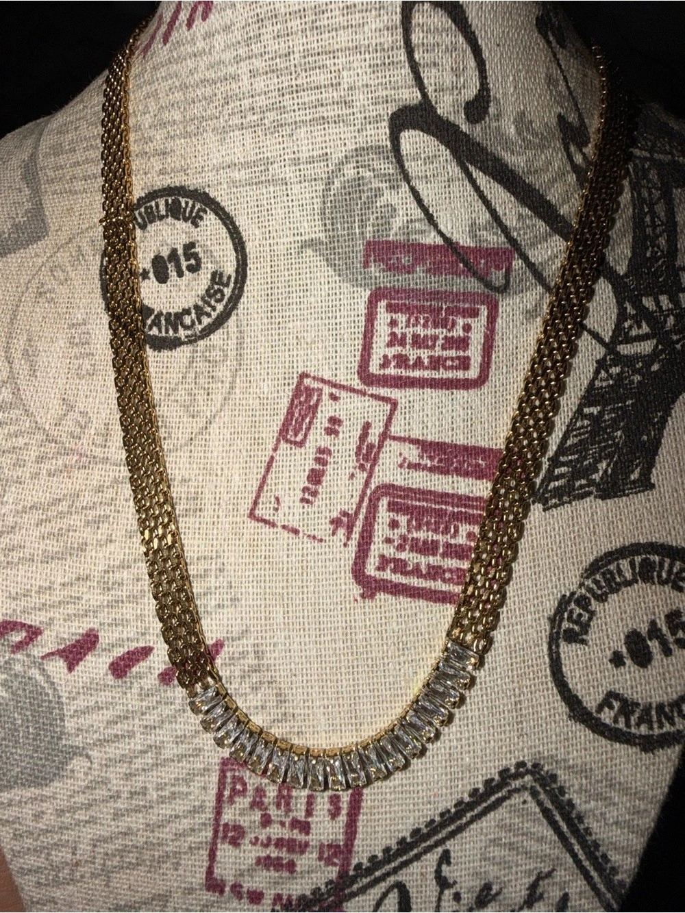Gold-Tone Chain Necklace